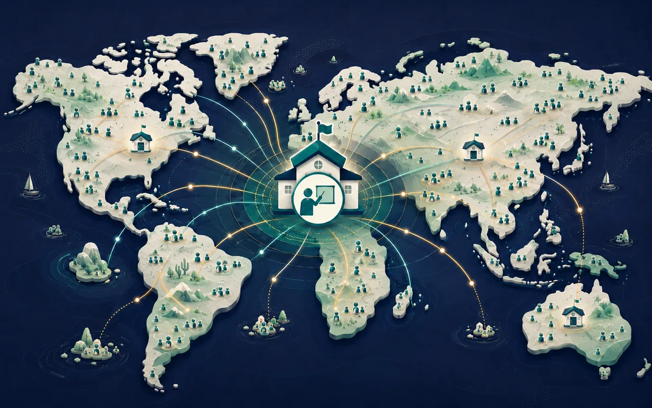 Global teacher shortage visual explaining the need for more educators by 2030